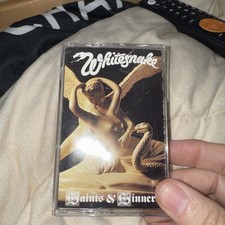 Whitesnake Saints  Sinners 1982 Geffen Records Hard Rock Cassette Tape