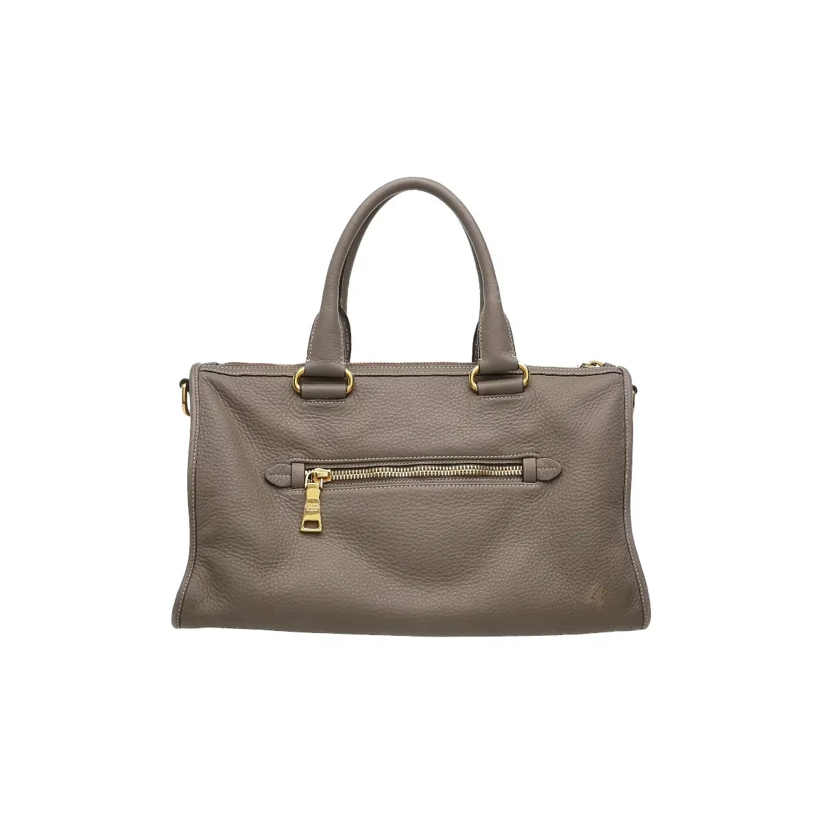 Prada Vitello Daino Leather Beige Tote Bag thumbnail 2