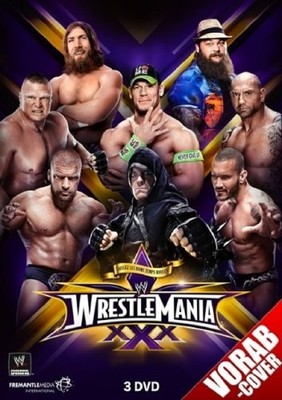 JOHN/BRYAN,DANIEL/ORTON,RANDY/HOGAN,HULK/+ CENA - WRESTLEMANIA 30 3 DVD NEU