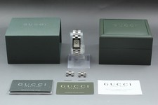 [Near MINT] Vintage GUCCI 2305L white Dial Silver Quartz Women's Watch JAPAN