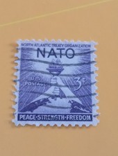 Timbre US Postage  NATO Oblitéré 