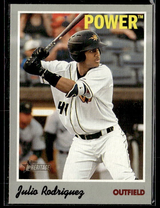 L78,545 - 2019 Topps Heritage Minors #121 Julio Rodriguez