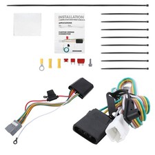 Trailer Wiring Harness Converter Wfuse For 2008-2019 Toyota Highlander 4-pin Trailer Wiring Harness Converter Wfuse For 2008-2019 Toyota Highlander 4-pin