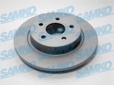 SAMKO 2x Bremsscheibe hinten voll passend für Ford Focus II Turnier DA FFS DS