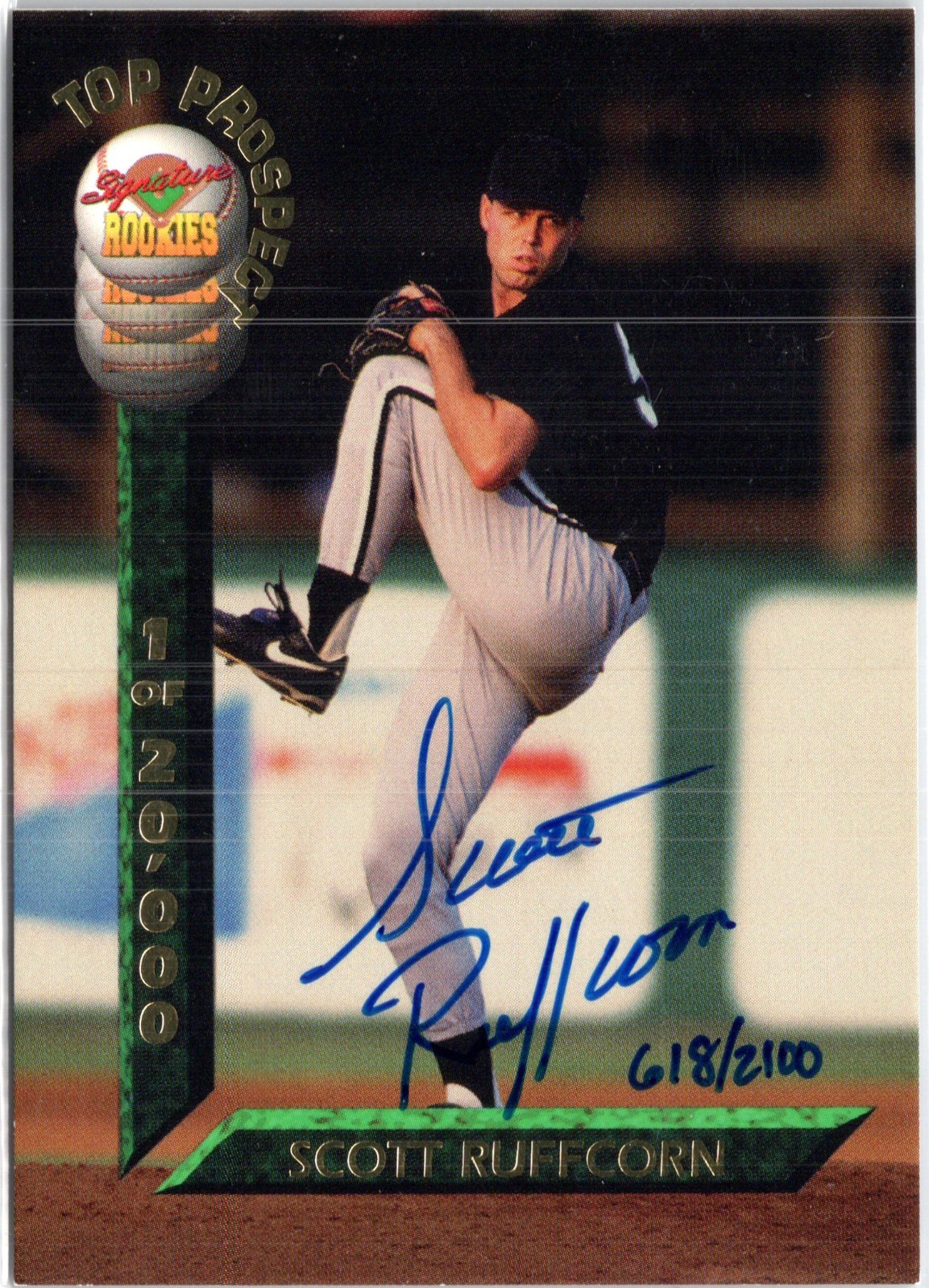 Scott Ruffcorn 1994 Signature Rookies Draft Picks Top Prospects Signatures #T6