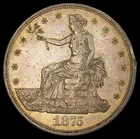1875-CC Trade Dollar- PCGS Certified AU53 Rare and Beautiful Coin!!