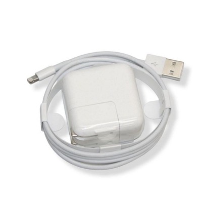 Original Apple iPad 4th Gen - 12W USB Power Adapter Charger (A1401) with Cable