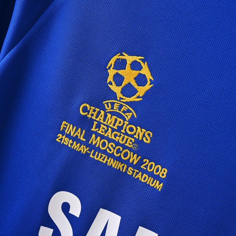 Men's Medium Chelsea 2007 - 2008 Champions League Final Moscow Kit