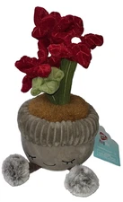 Play Right Hug Me Poinsettia Plant Stuffed Plush 14" Soft & Cuddly Ages 3* NEW