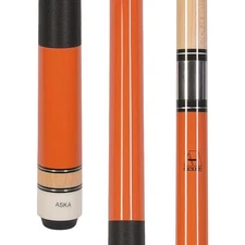 ASKA L2 2-Piece Pool Cue Stick, 58-inches Hard Rock Canadian Maple, 13mm Hard...