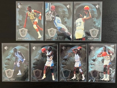 1998 Michael Jordan Upper Deck SP Top Prospects ''PHI BETA'' Set 7 Cards RARE!!!!