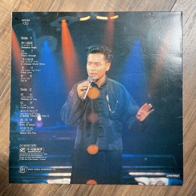Greatest Hits Of Leslie Cheung (1989) Vinyl Record LP Korea Seoul