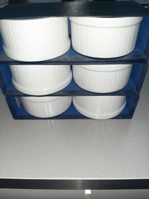 3x 2er Box ROYAL WORCESTER Set 6 Porzellan Auflaufförmchen Souffle Neu in OvP