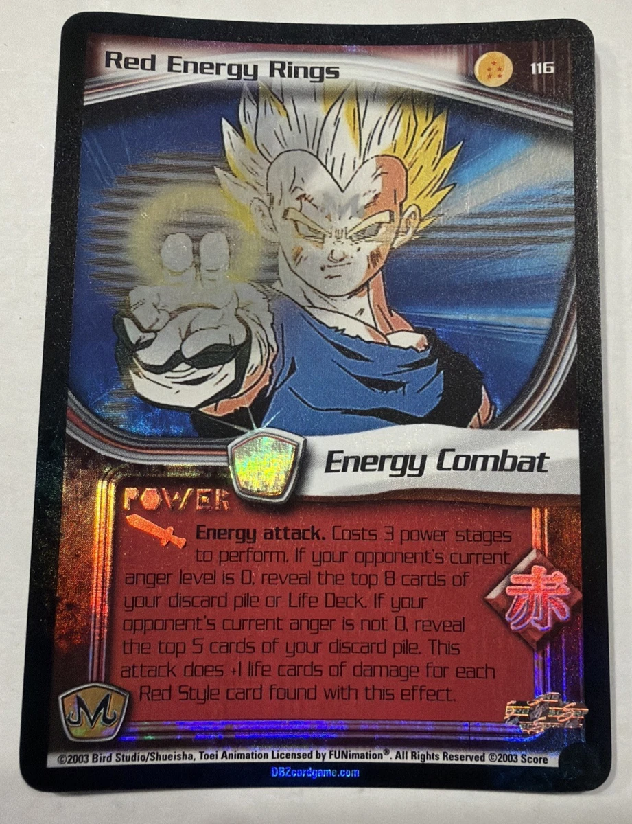 Dragon Ball Z TCG Near Mint or Better Rare Individual Collectible