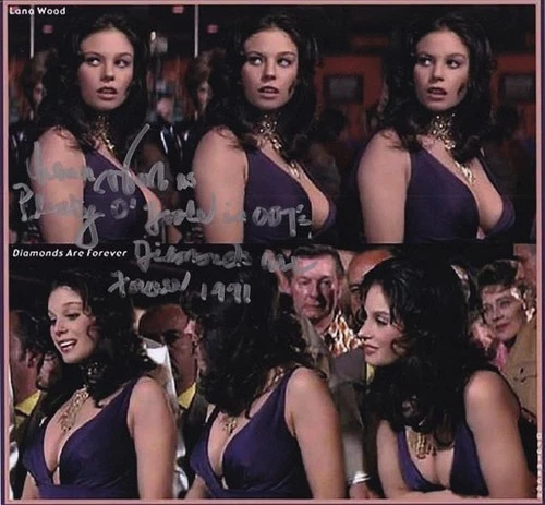 LANA WOOD 007 JAMES BOND OFFICIAL b'bc SIGNING RARITY AUTOGRAPH PLENTY DAF 1971