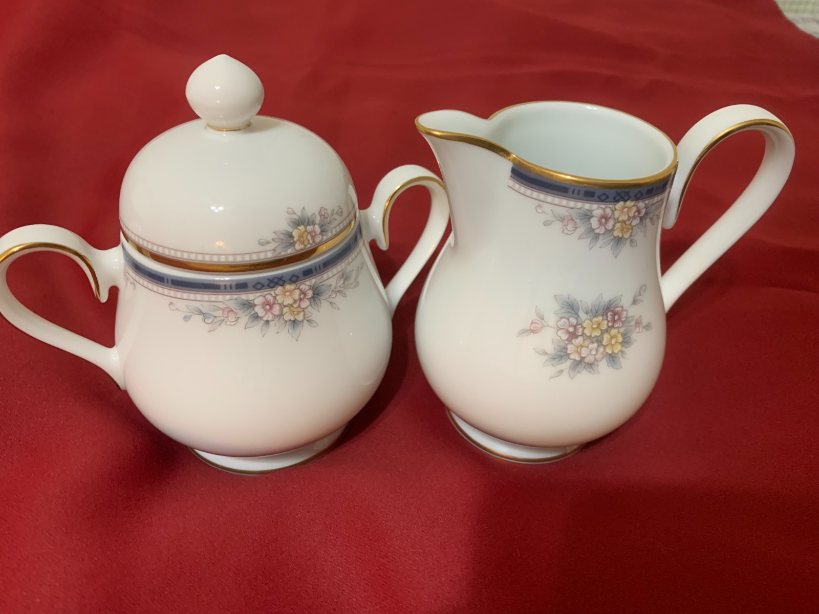 Complete Noritake Fine China Set w/Gold Trim Ontario Pattern 3763 Service for 8