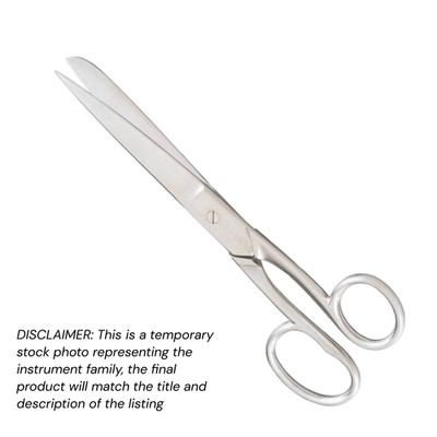 2 pcs Plaster Cast Shears 9'' Scalloped Blades 1 Large Ring Stainless Economy