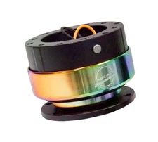 NRG Quick Release Gen Fits 2.0 - Black Body / Neochrome Ring SRK-200BK-MC