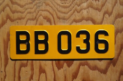 Great Dukedom of Luxembourg License Plate Europe # BB 036