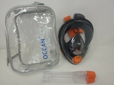 Ocean Reef ARIA - Full Face Snorkeling Mask, Black, S/M
