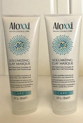 4 pk Aloxxi Volumizing Clay Masque 6.8 oz each Hair Mask Weightless Hydration
