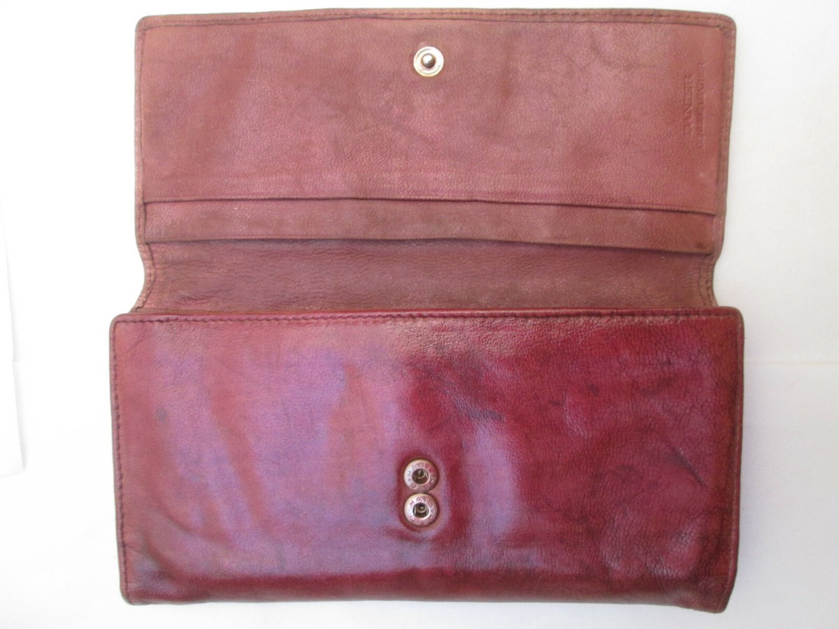 Portefeuille/porte-monnaie Vintage DANIER En Cuir Authentique - Noir - Pour Femme - Occasion Bon état