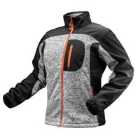 Strick-Sweatshirt Mit Softshell-Material VerstäRkt, Gr.Xxl