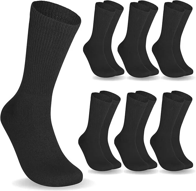 Antonio Conte 12 Paia Di Calzini Alla Caviglia Per Diabetici Uomo Bianchi Taglia I 413384 - Foto 8