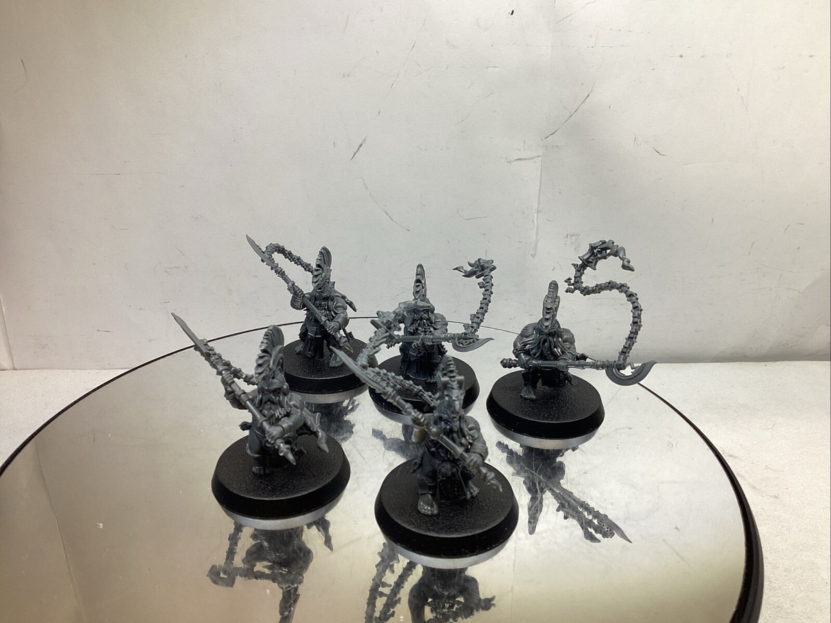 Warhammer AoS- Fyreslayers Hearthguard Berzerkers built
