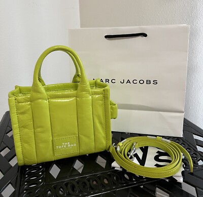 MARC JACOBS THE TOTE BAG ミントグリーン Marc Jacobs Small tote in mint green leather | H009L01SP21398