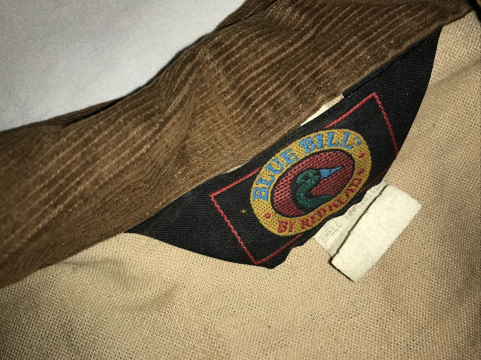 80s Blue bill by RedHead Mens Trebark Camouflage Full button up Hunting Jacket L - Image 4 of 4