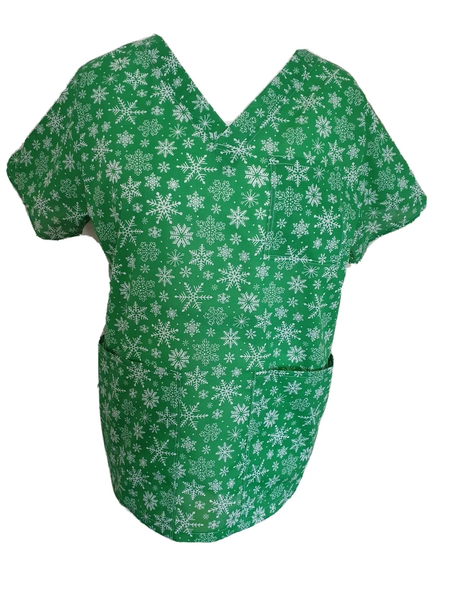 Snowflake scrub best sale top