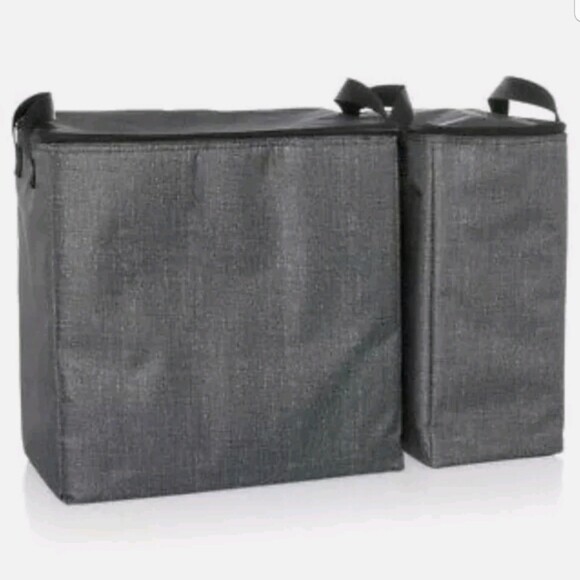 Thirty-one 31 Double Chill Thermal Set Retired Charcoal Crosshatch