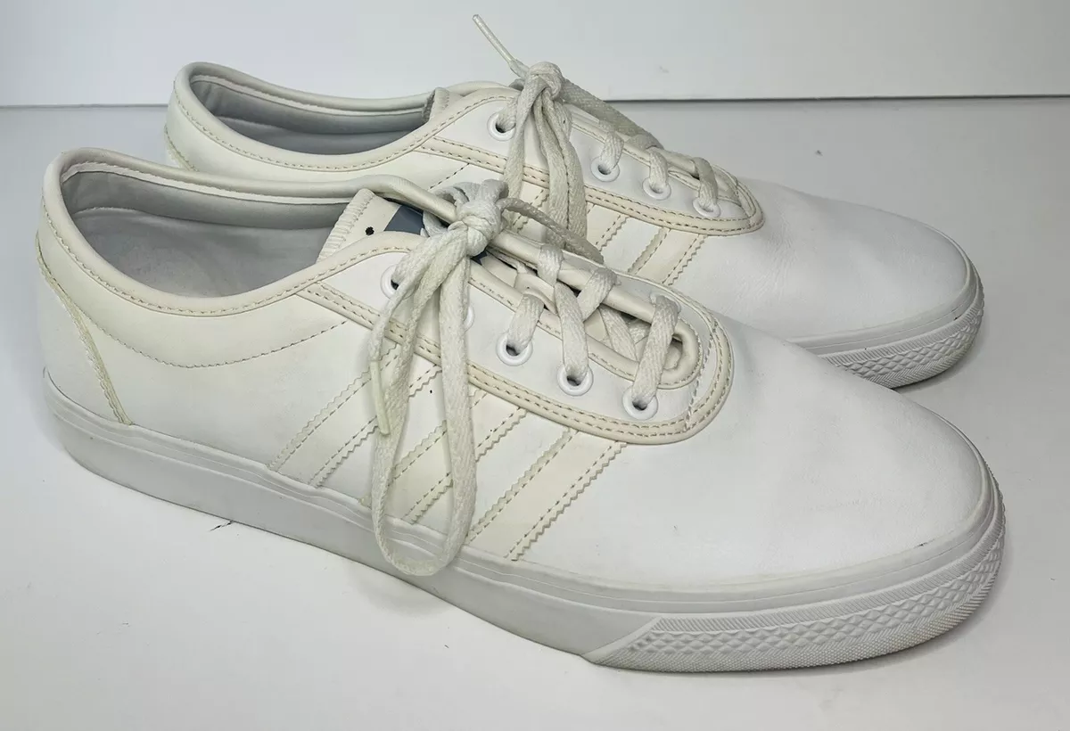 Adi ease white leather clearance shoes