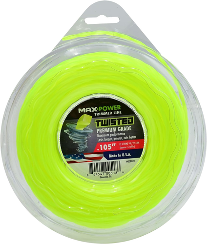 Maxpower 338809 Premium Twisted Trimmer Line .105-Inch Twisted Trimmer Line