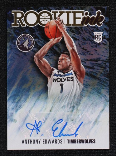 Anthony Edwards - 2024-25 NBA Hoops Blue Scope Hoops 21/99 #181 