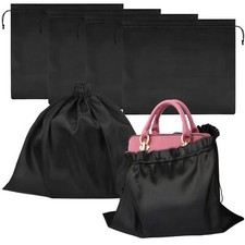 4 Pack Dust Bags for Handbags Silk Dust Cover Bag for Handbags Purses Shoes B...