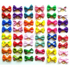 2024 HOT Pet Puppy Bow Show Barrette Dog Hair Clip Cat Grooming Accessories Kit