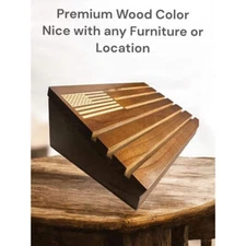 Handmade Challenge Coin Display for military and coin collectors Wood Stain