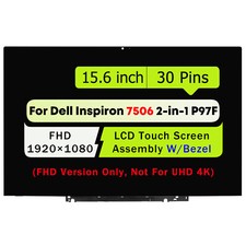 FHD LCD Touch Screen Replacement 15.6" for Dell Inspiron 15 7506 2-in-1 P97F