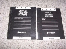 1991 Dodge Stealth Factory Shop Service Repair Manual Set R/T Twin Turbo