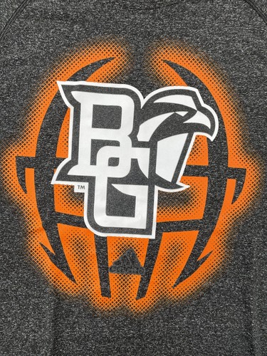 Bowling Green Falcons Football Shirt Adult Small Gray Short Sleeve Tee Adidas - Picture 3 of 7