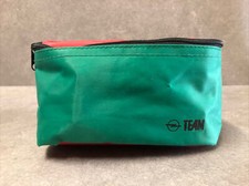 Vintage OPEL Team Gürteltasche grün rot | #A5