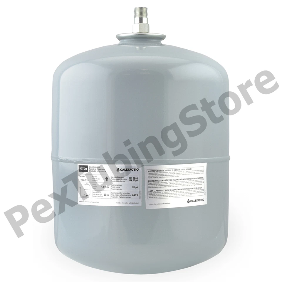 Calefactio #30 Boiler Expansion Tank, 4.8 Gallon Volume, Replaces Amtrol/Extrol