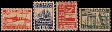Poland 1945 - Mi No. 399-402 ** - MNH - Liga Morska