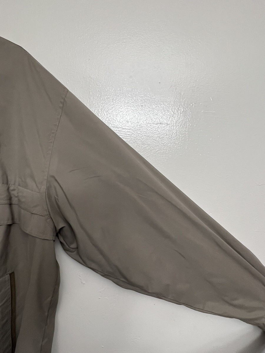 Members Only Microfiber Full Zip Snap Button Jacket Men`s
