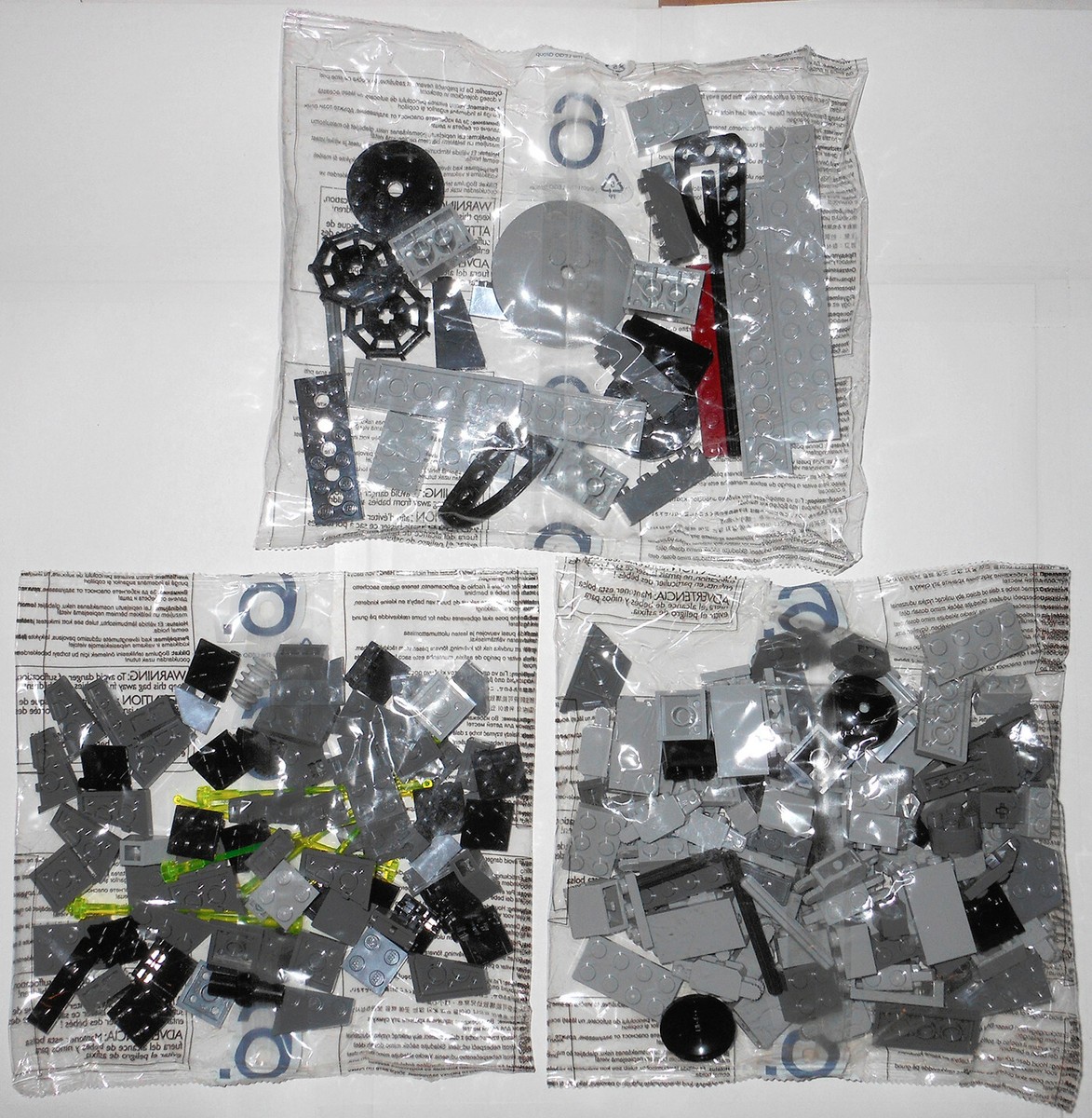 LEGO 10188 Death Star UCS: NEW SEALED STEP 6 BAGS ONLY (partial