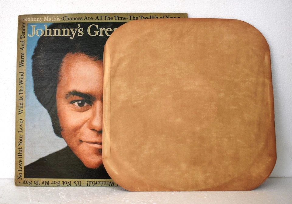 Vintage Columbia Records Johnny Mathis Johnny'S Greatest Hits Vinyl Record - Image 3 of 4