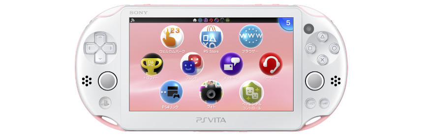 PS Vita Light Pink White PCH 2000 ZA19 Console only PSV Slim [H 