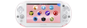 PS Vita Light Pink White PCH 2000 ZA19 Console Charger Box [N]